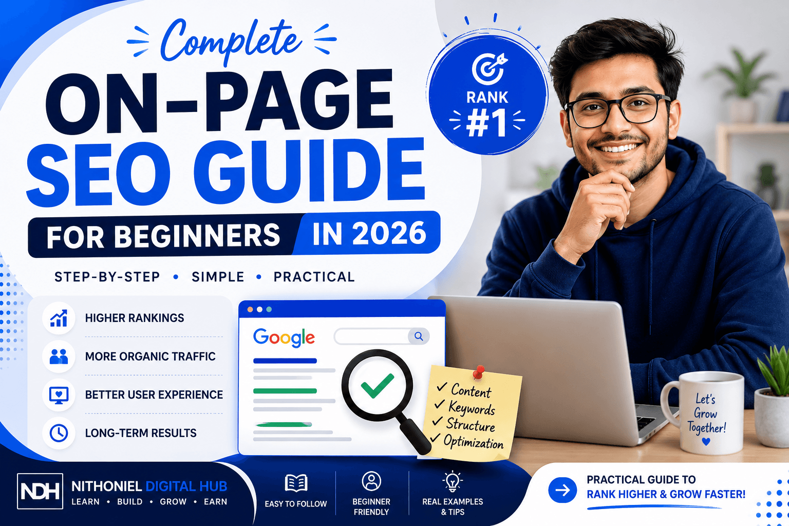 complete on page seo guide for beginners in 2026